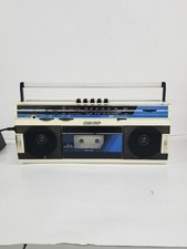Sharp QT-242 BW Stereo Radio Cassette Recorder Retro Portable Boombox