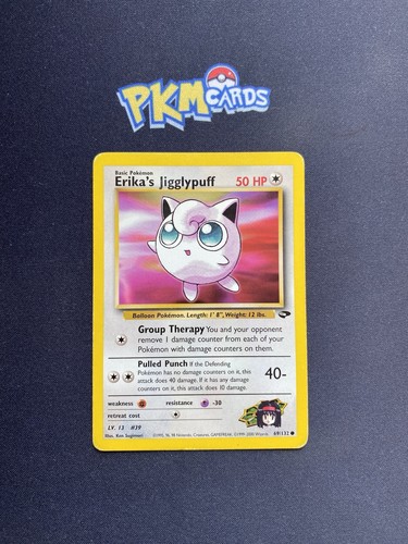 Pokémon TCG Erika's Jigglypuff Gym Challenge 69/132 Regular MP.