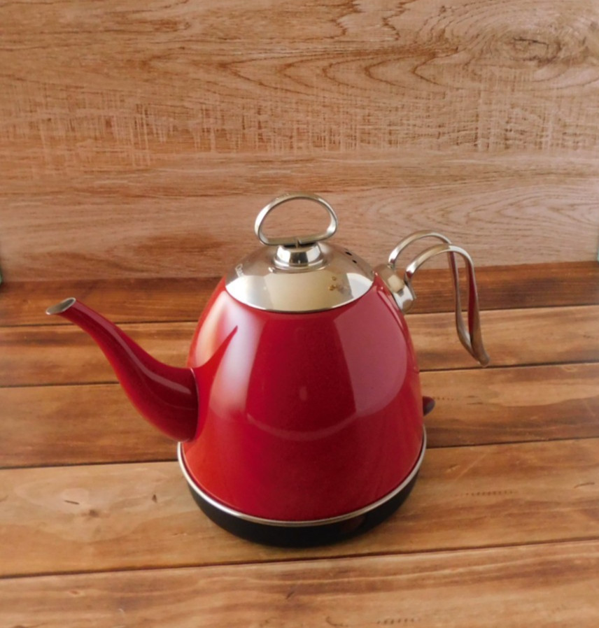 Chantal Mia Ekettle 32 Ounce Electric Water Kettle, Chile Red - New