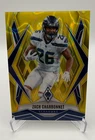 2025 Panini Phoenix Football Yellow Lava Zach Charbonnet #109