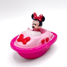 Disney Minnie Mouse Bath Toy Boat Pink Boutique Plastic Pool Toy 5in