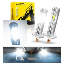 H1 LED Headlight Bulbs Kit High Low Beam Fog Light 6500K 22000LM Ultra Bright US