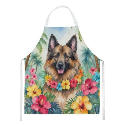 Belgian Tervuren Luau Apron Cooking Kitchen Server Baking Crafts Gardening for