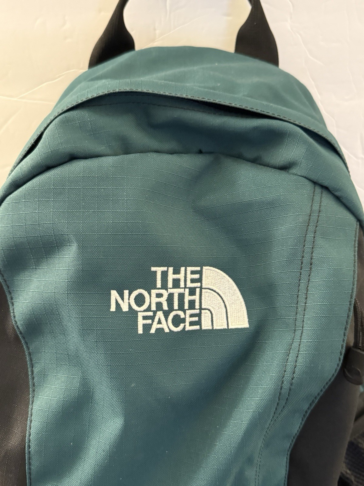 Vintage THE NORTH FACE Saratoga Backpack School Travel Hiking Faded Green thumbnail 2