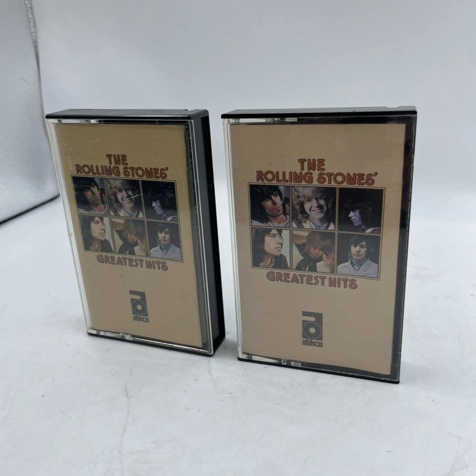 The Rolling Stones Greatest Hits Part 1 & 2 Abkco 1977 Cassette Tape VINTAGE - Image 4 of 4
