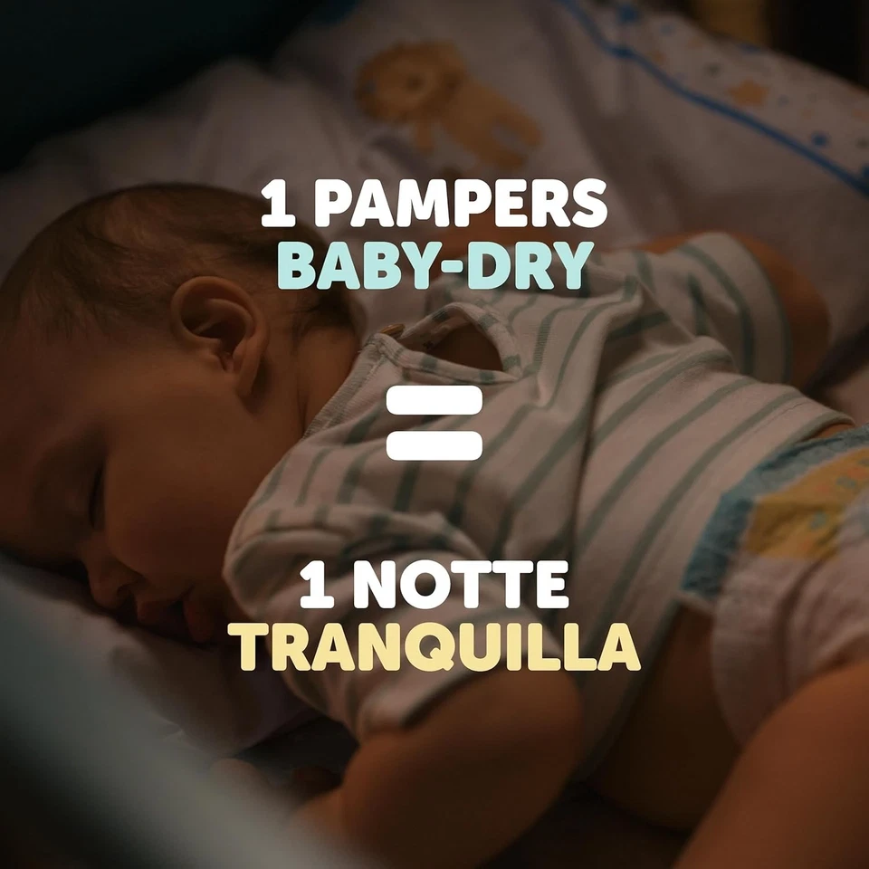Pampers Baby Dry Taglia 3 (4-9kg) 168 Pannolini Midi Cartone 56x3 - Immagine 4 di 4