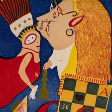 Wolfgang Simon Color Woodblock Print Illustration Contemporary Large Format 19/250