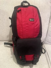Lowepro Fastpack 100 Camera Bag Backpack - Black Red - Case