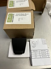 Lot of 2 - ICO Bath Volkano Ash Single Robe Hook Model:V61215 Matte Black