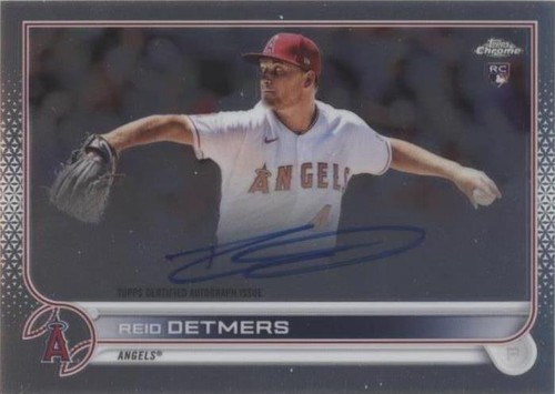 2020 Bowman Chrome Reid Detmers 1st Bowman Purple Refractor Auto