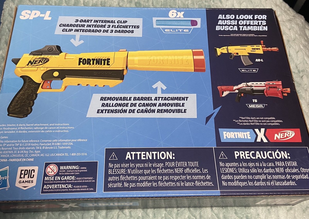 NERF ナーフ フォートナイト SP-リプリー /SP-L トイガン Amazon | ハズブロ(HASBRO) ナーフ フォートナイトFortnite SP-L