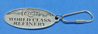  IRVING Metal Keychain ''World Class Refinery''