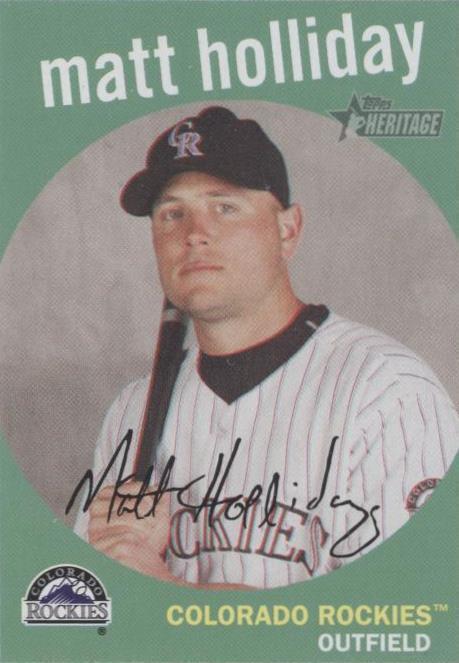 2008 Topps Heritage - Matt Holliday #334 - 1 of 1