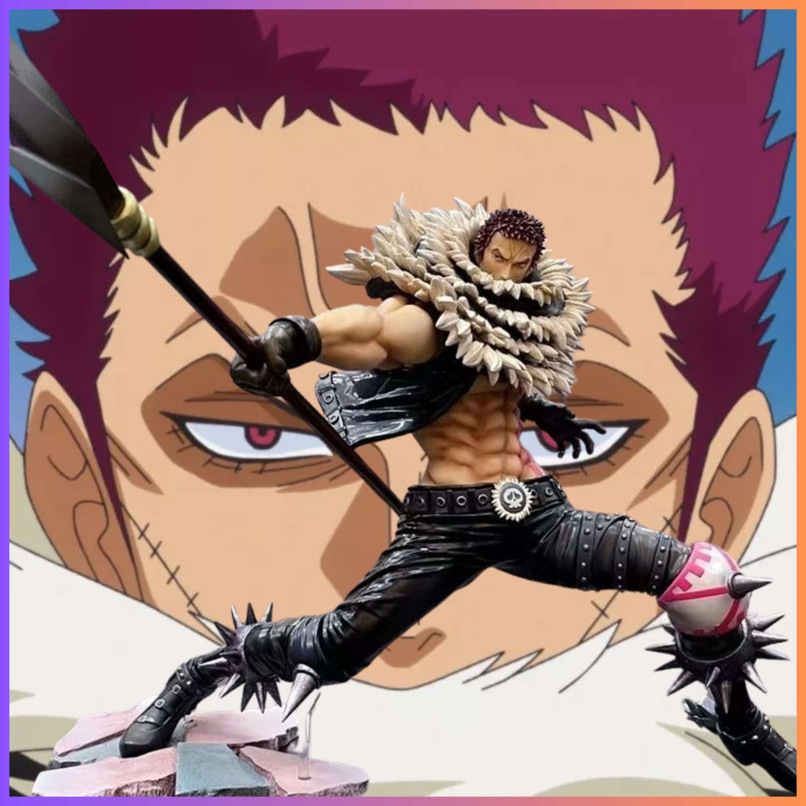 Figurine manga Katakuri 24 cm pour décoration de bureau otaku