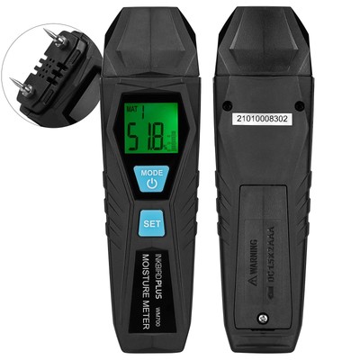 Moisture Meter for Wood Digital Moisture Detector Pin Dampness Moisture Senso...