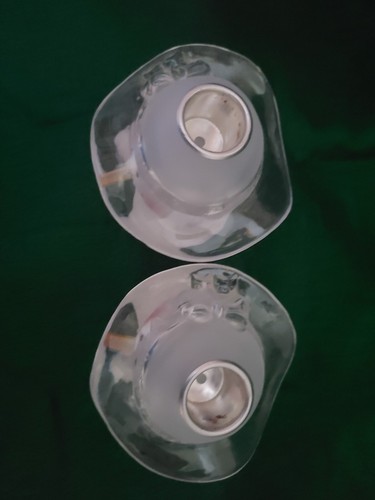 Christmas Taper Candle HOLDER, Snowman, White Set of 2 - Picture 9 of 11