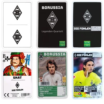Borussia Mönchengladbach Skat Skatkarten Doppelkopf oder Legenden Quartett BMG