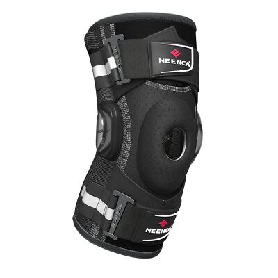 Professional Knee Brace with Hinged Support X-Strap System for Pain Relief