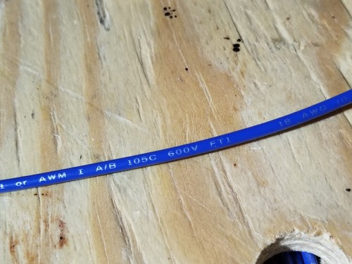 Southwire #18awg 16x30 Tinned Topcoat Copper Lead Wire UL1015/1230 Blue /100ft - Picture 6 of 7