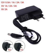 DC5V 9V 12V 1A 2A 3A to 85-265V Power Supply Adapter US EU Plug LED Strip light