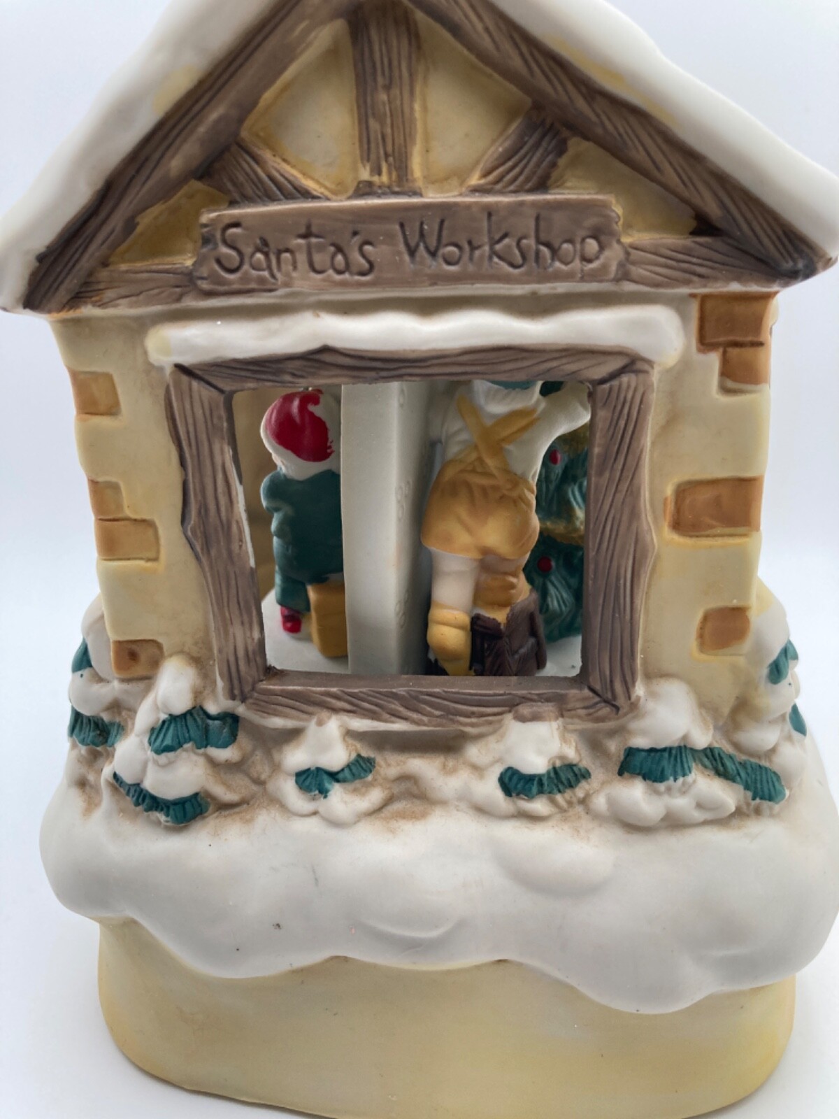 Vintage 1989 House of Lloyd "Santa's Rotating Music figures