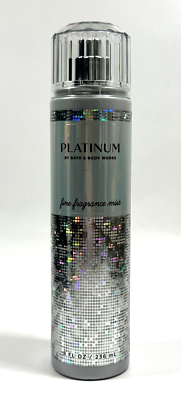 NEW 3 BATH & BODY WORKS PLATINUM BODY MIST FINE WOMEN FRAGRANCE