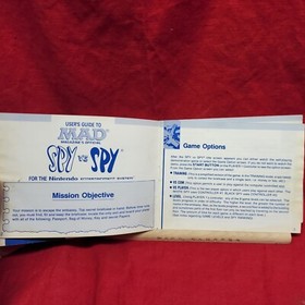 Spy Vs Spy Mad Magazine NES Nintendo solo manuale istruzioni no gioco