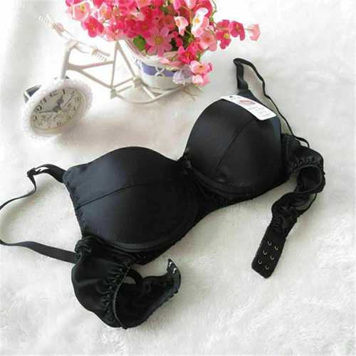 34B 36B 38B 40B 100% Women Silk Bra Wire Free Padded Soft Everyday Bra Underwear - Picture 27 of 37