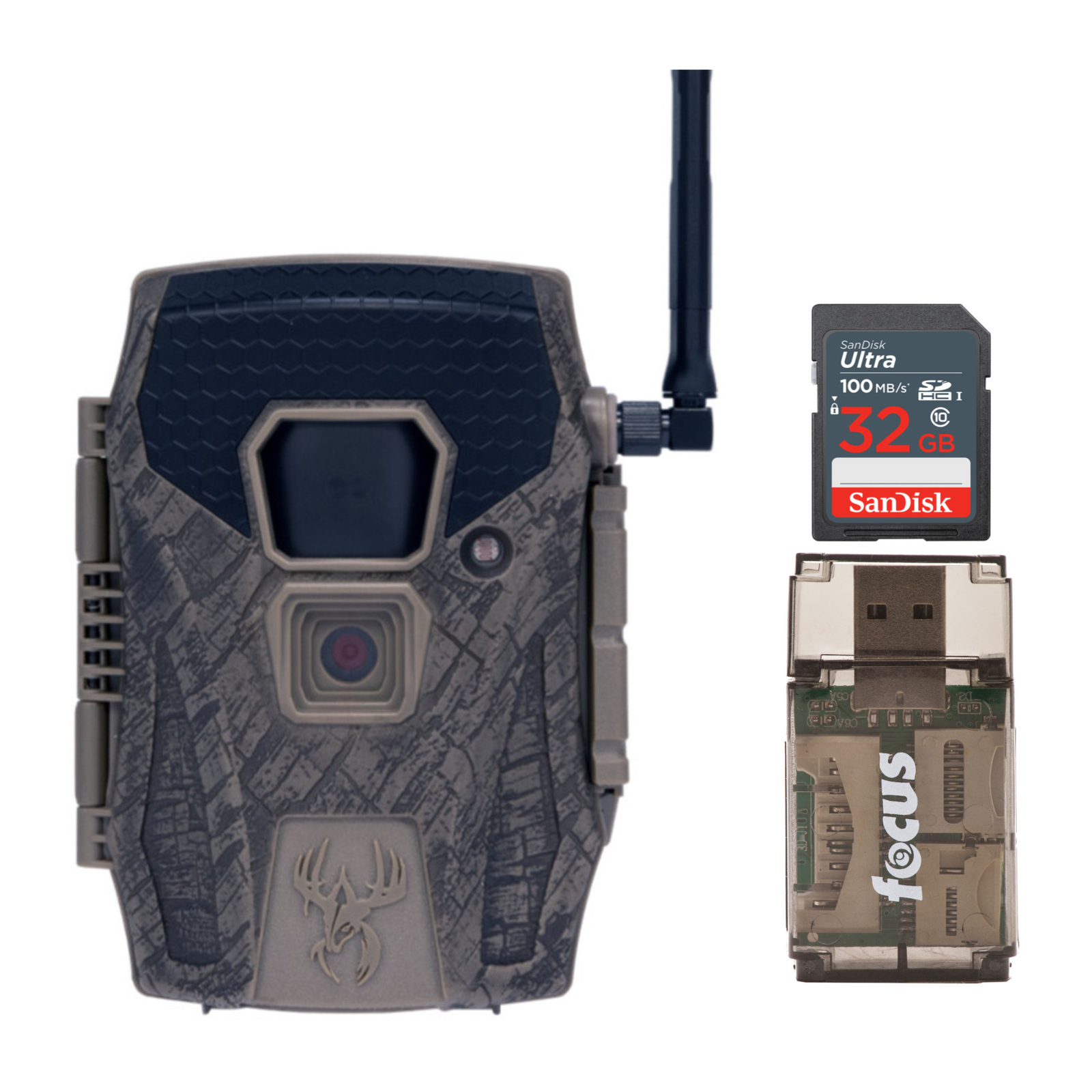 Комплект сотовой камеры Wildgame Innovations Terra XT 2.0 с разрешением 24 Мп и разрешением 720p для видеосъемки серого цвета