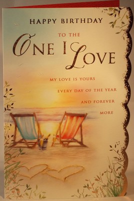 Joyeux Anniversaire A La Un I Love Carte 24 5cm X 17 5cm Ebay