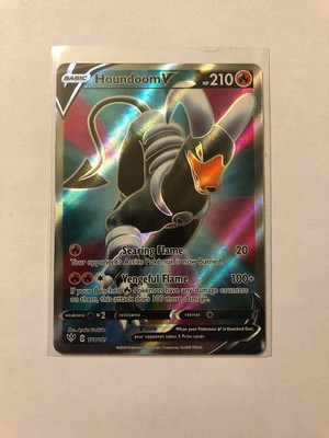 2020 Pokemon Darkness Ablaze Houndoom V Max Full Art Pack Fresh Ebay