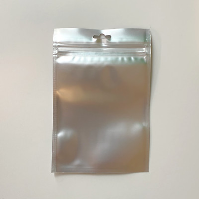 *SALE* 5'' X 7'' 4mil(100um) ESD Anti-Static Silver-Silver Zip Lock Bag X 600