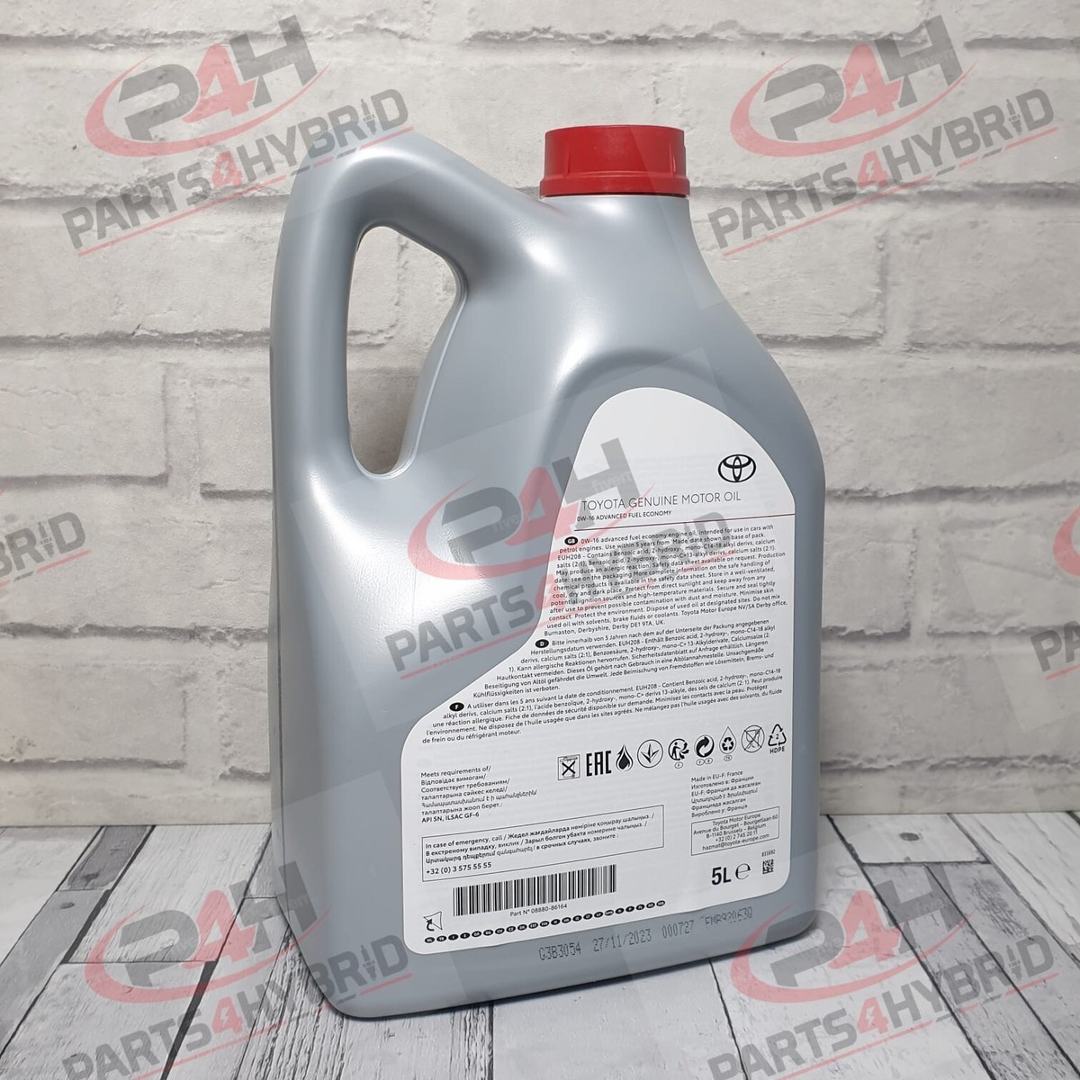 GENUINE TOYOTA RAV4 0W16 ENGINE OIL MXAA52 FULL SYNTHETIC ENGINE