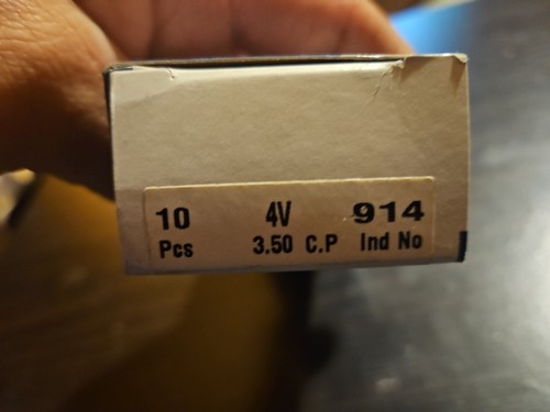 NEW Wagner Lighting 914 Bulb 4V (10) - Picture 2 of 5