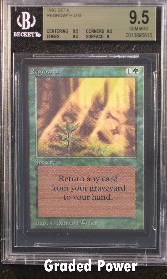 Beta Regrowth  BGS 9.5 Magic: The Gathering MTG C2