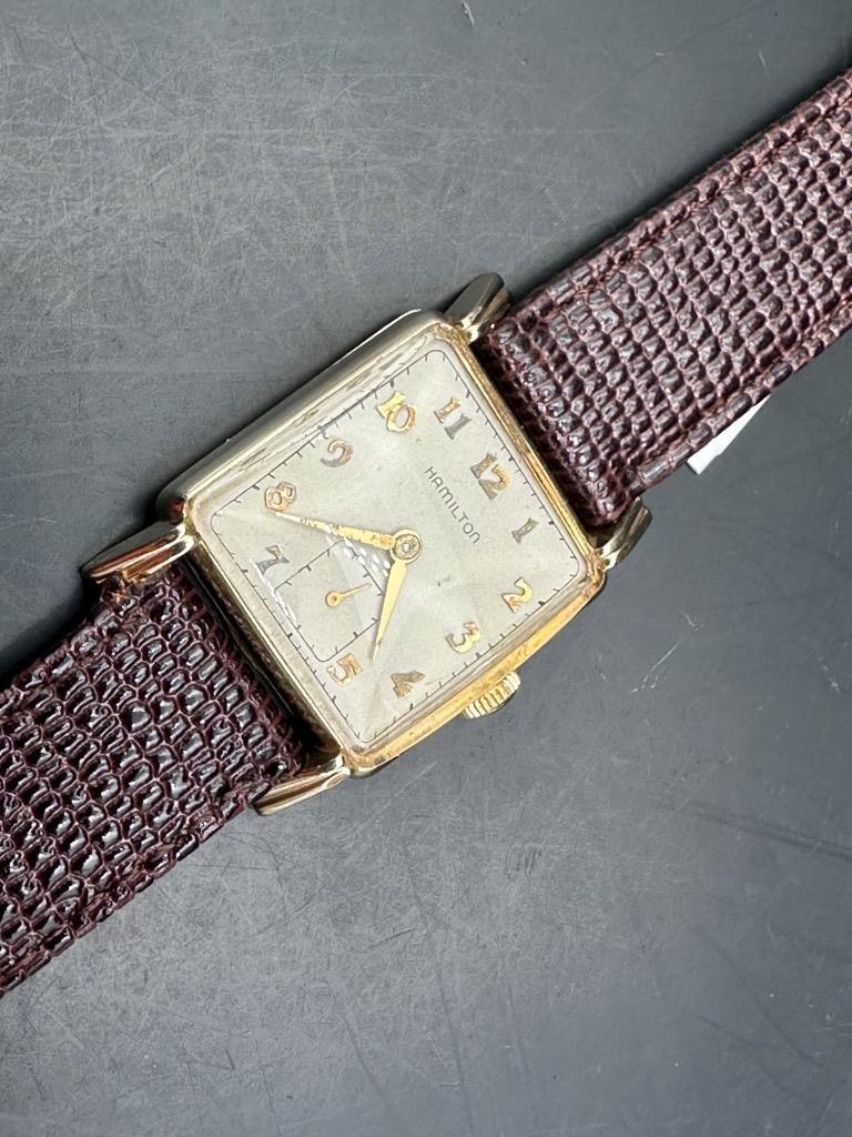 1940s Hamilton Eric 14kt GF Cal.747 Dress Watch. | eBay