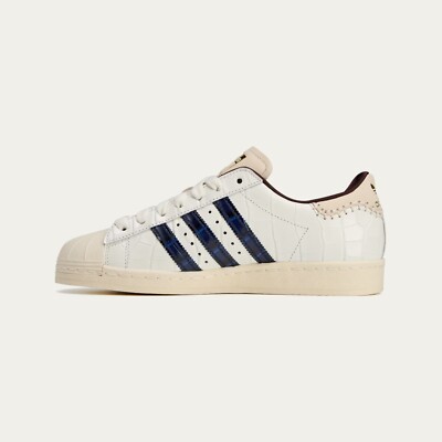 WALES BONNER|SNEAKERS (JP7161 WHITE/NAVY) Adidas x Wales Bonner Superstar Wonder White Collegiate Navy