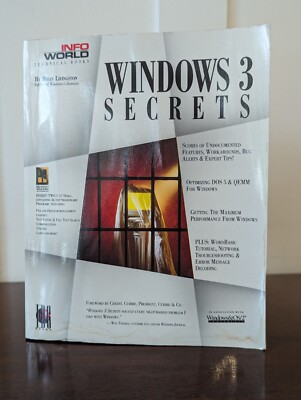 Windows 3 Secrets by Brian Livingston - includes 3 disks of free software!