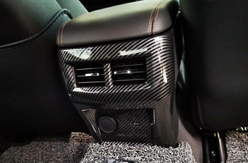 For Cadillac CT5 2020-24 Carbon Fiber ABS Rear Air Outlet Vent Cover Trim Panel - Bild 4 von 6