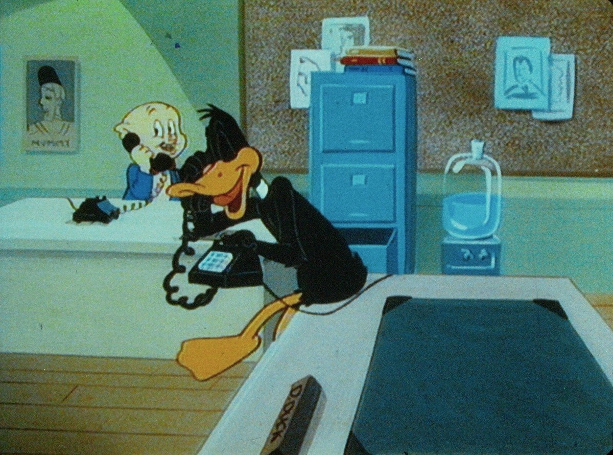 Daffy Duck Quackbusters 1988 35mm Film Cel Clip Slide Looney