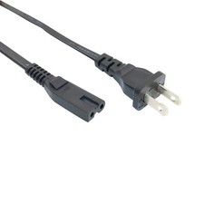 Polarized 6Ft 2 Prong Slot AC Power Cord Cable for Sony PlayStation PS1, PS2