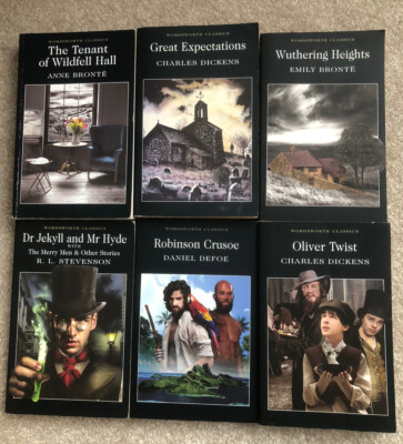 Wordsworth Classics, Great Expectations, Wuthering Heights, Oliver Twist