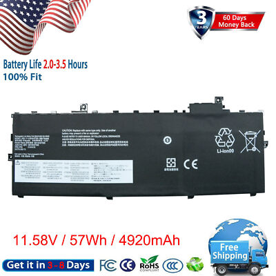 57Wh Battery for Lenovo ThinkPad X1 Carbon 6th 01AV429 01AV430 01AV431 01AV494