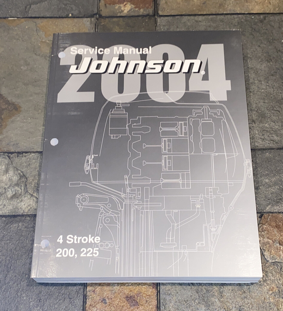 【M】TXT 2004 Johnson Outboard Service Repair Technical Manual 200 225