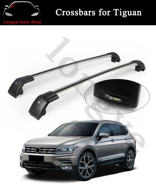 Fits for VW Tiguan 2019 2020 Crossbar Cross bars Roof Rack Rail Baggage