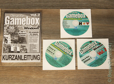 Die große Gamebox für Windows Vol. 2, 50 Originale PC-Spiele 100% Windows Spiele