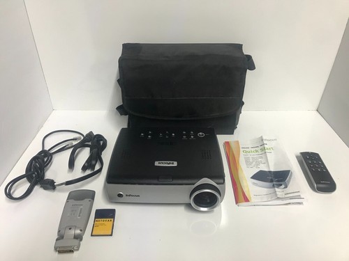 InFocus IN34 W340 DLP Portable Projector 2500 Lumens- 832 Lamp Hours ...