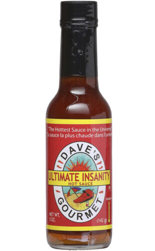 Dave's Gourmet Ultimate Insanity Hot Sauce, 5 oz - (Pack of 3), *EXP 8/8/25*