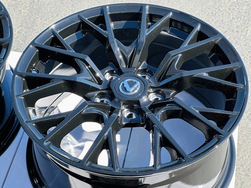 (Set of 4) New Black 17" Rims Wheels 5X114.3 ET45 Fits: Lexus ES300H ES250 ES330