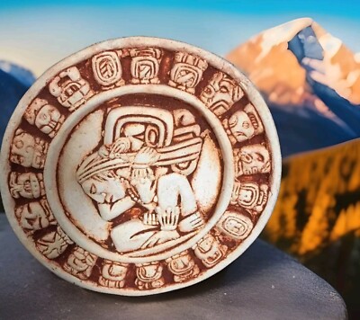 ASTEC  MAYA ''Solar Sun'' Type  Handmade Wall Plaque-RARE!